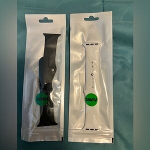 38MM Apple Watch wristbands. Set of 2. Never been opened.